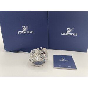MIB Swarovski Crystal Figurine Christmas Ornament Kris Bear Lying On Drum 718989